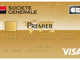 Carte de crédit Visa Premier de la Société Générale
